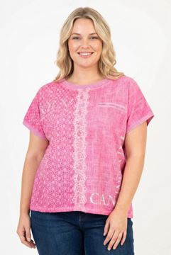 Picture of COTTON SUMMER T SHIRT WITH LACE